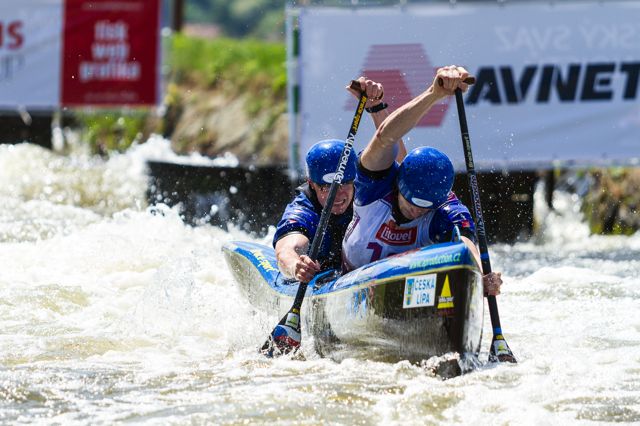 Lukáš Tomek - Michal Šrámek, vítězové kategorie C2 (foto Jan Homolka) Sramek-Tomek-C2M