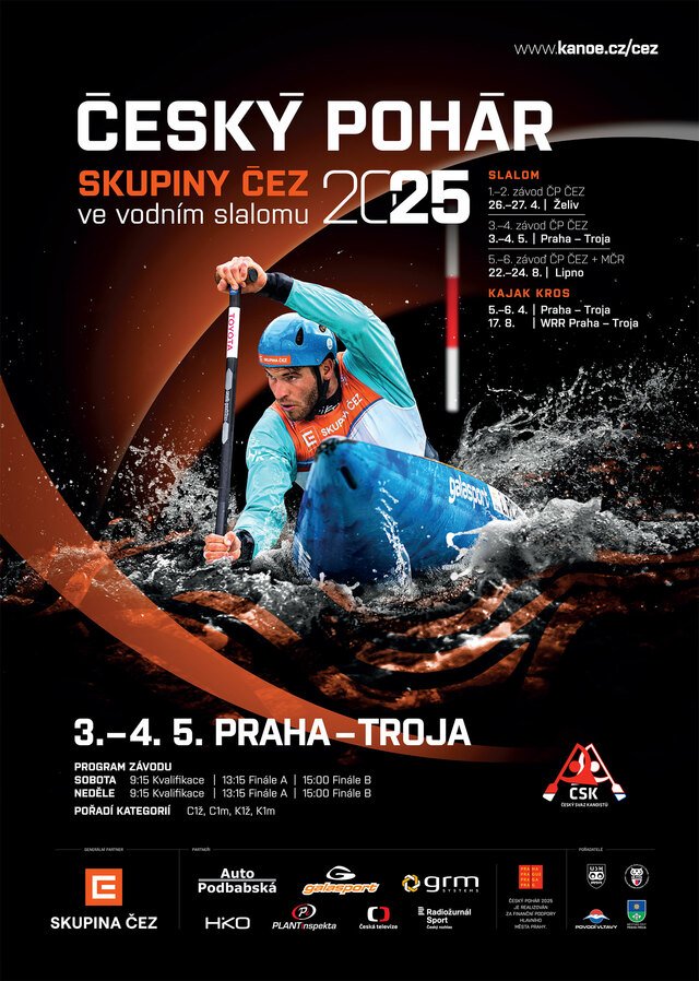 CP CEZ 2025 vodni slalom PRAHA
